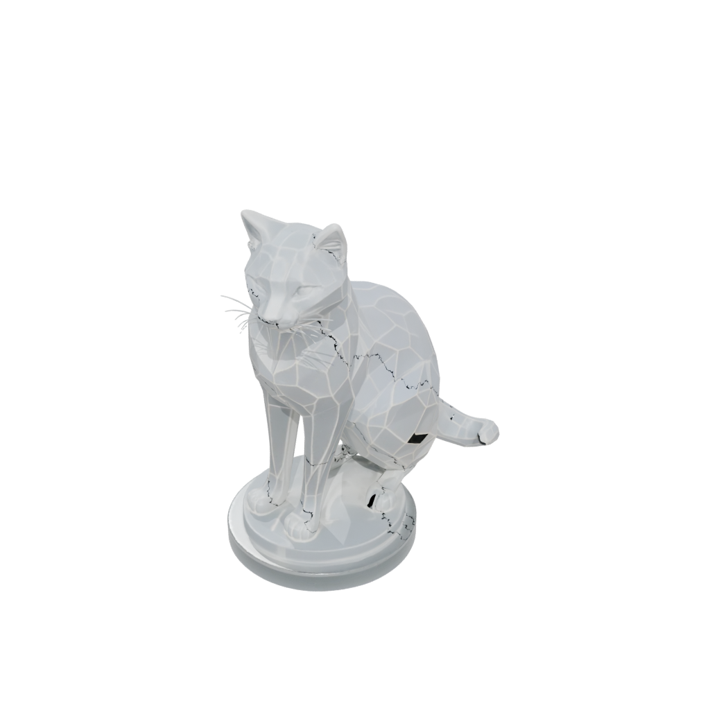 Crystal Geo Flexi Tabby Cat