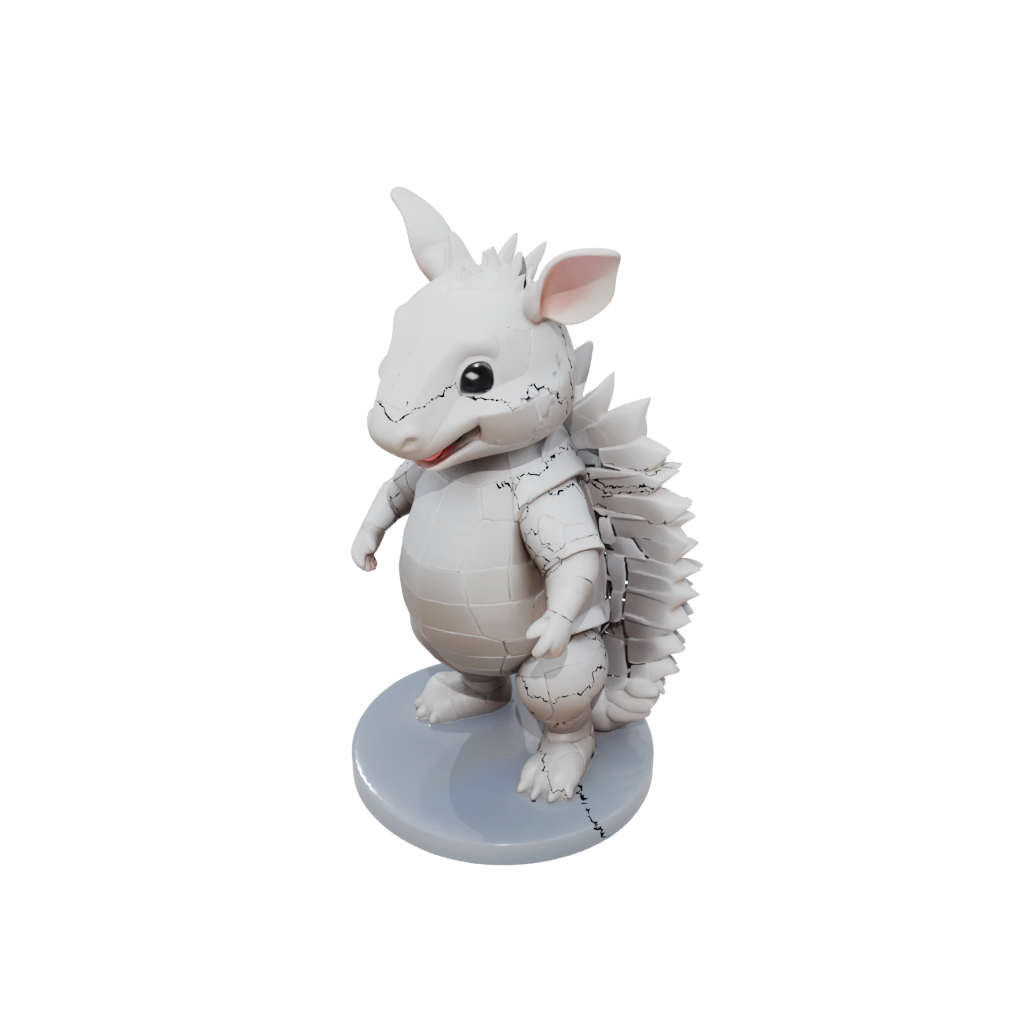 Crystal Kawaii Flexi Armadillo