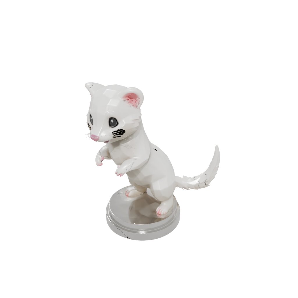 Crystal Kawaii Flexi Ferret