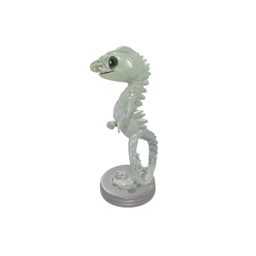 Crystal Kawaii Flexi Gecko