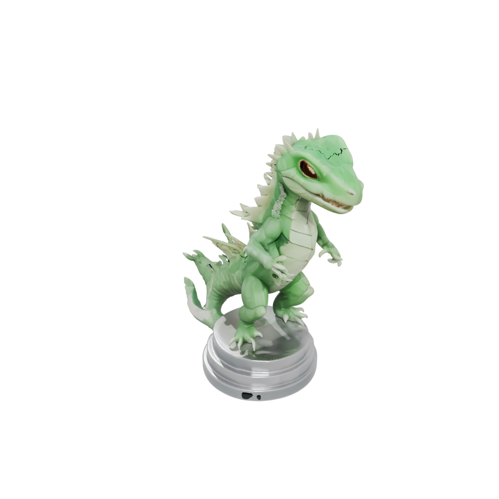 Crystal Kawaii Flexi Iguana