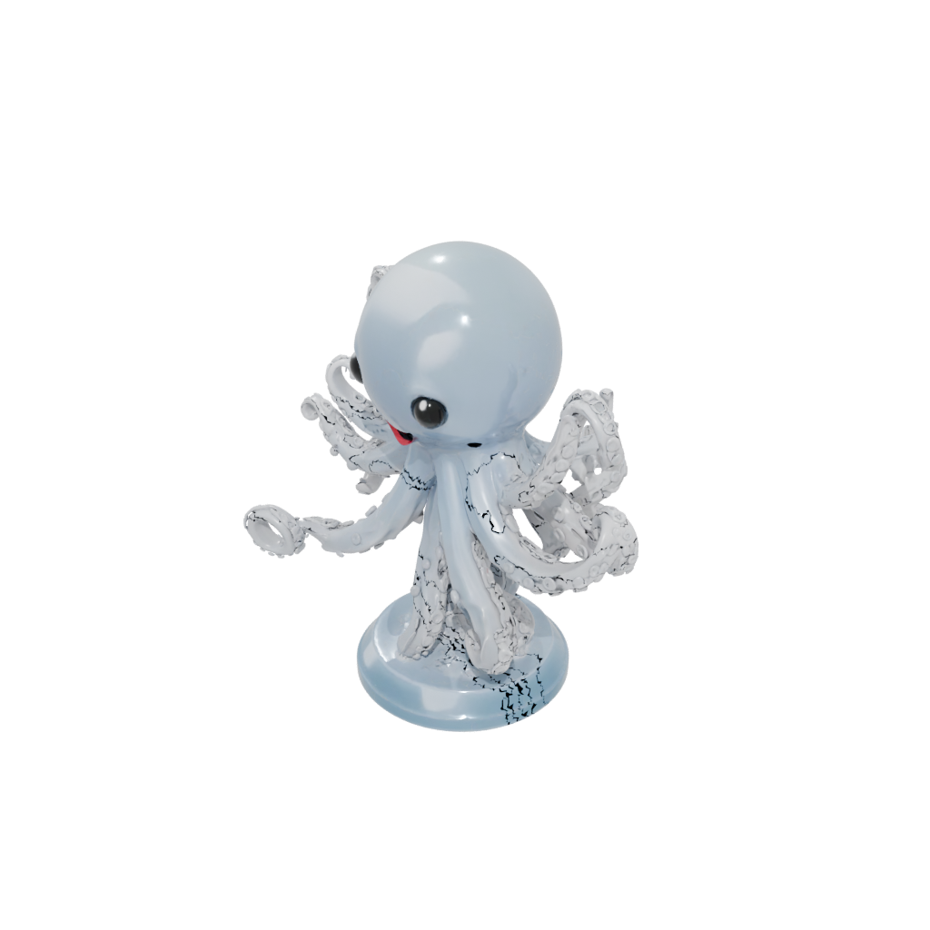 Crystal Kawaii Flexi Octopus