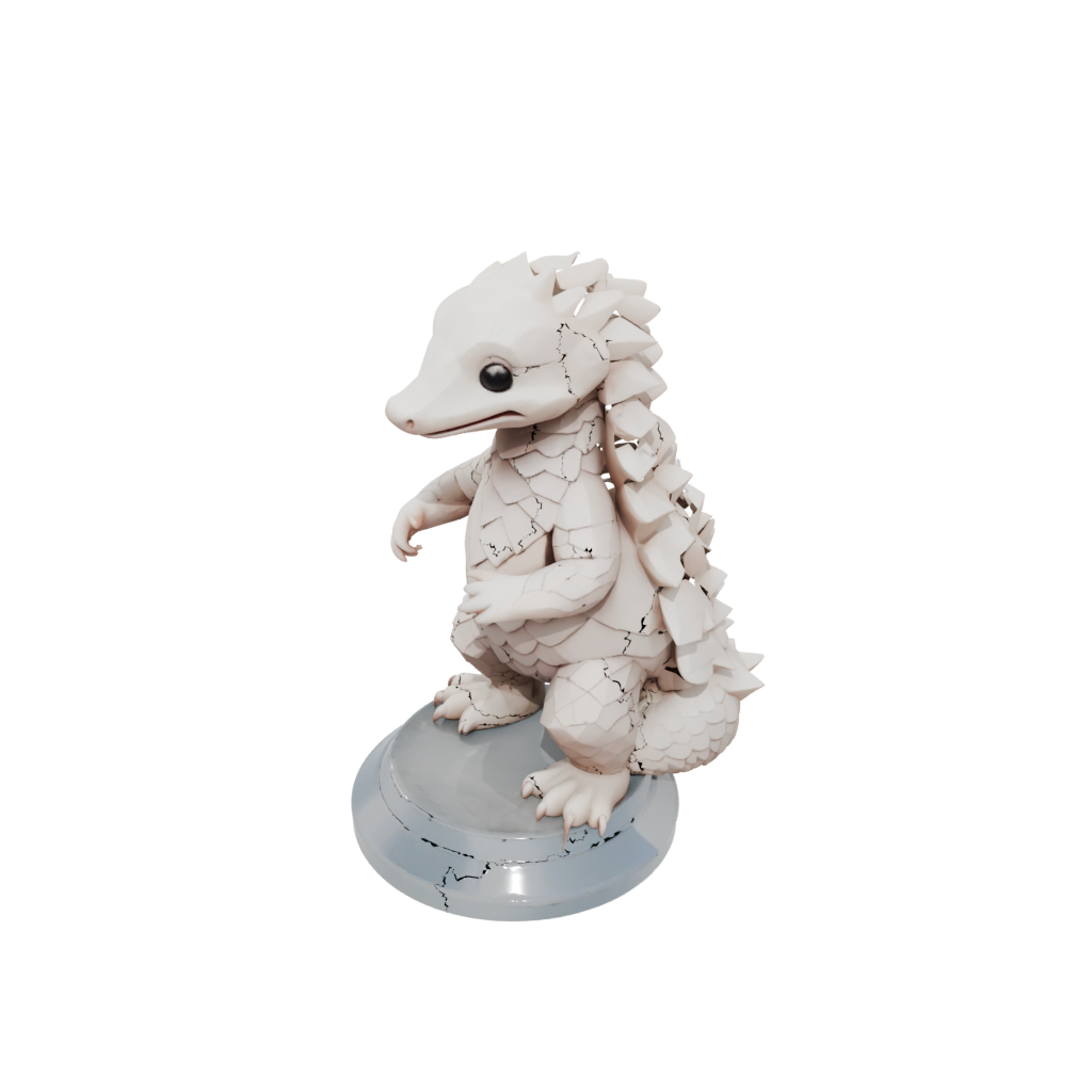 Crystal Kawaii Flexi Pangolin