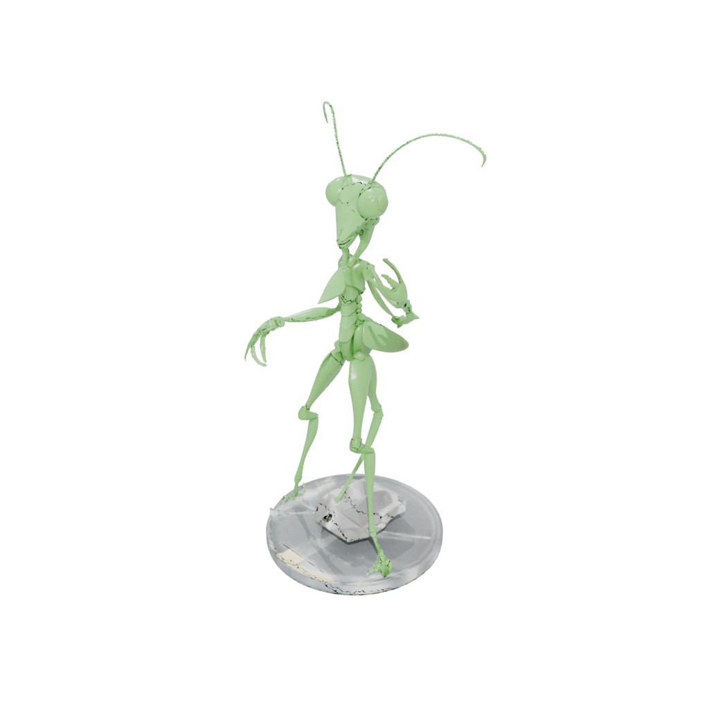 Crystal Kawaii Flexi Praying Mantis