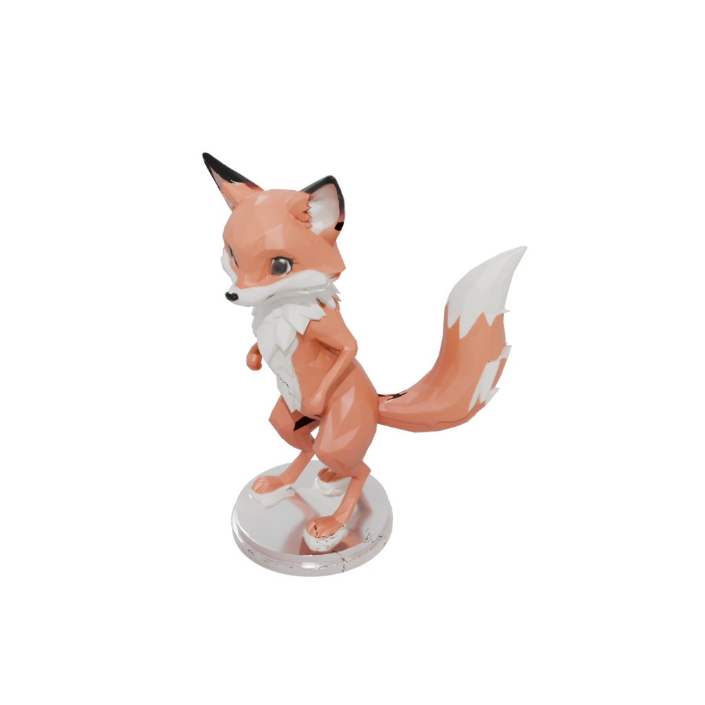 Crystal Kawaii Flexi Red Fox