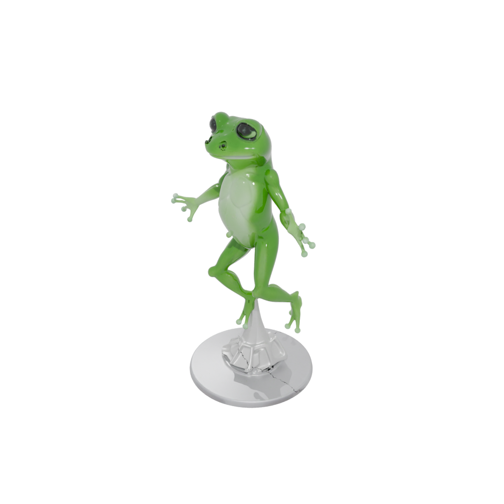 Crystal Kawaii Flexi Tree Frog