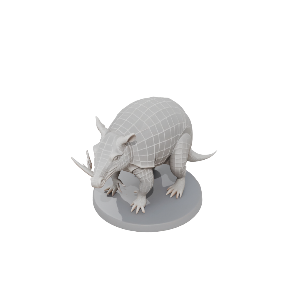 Crystal Realistic Flexi Armadillo