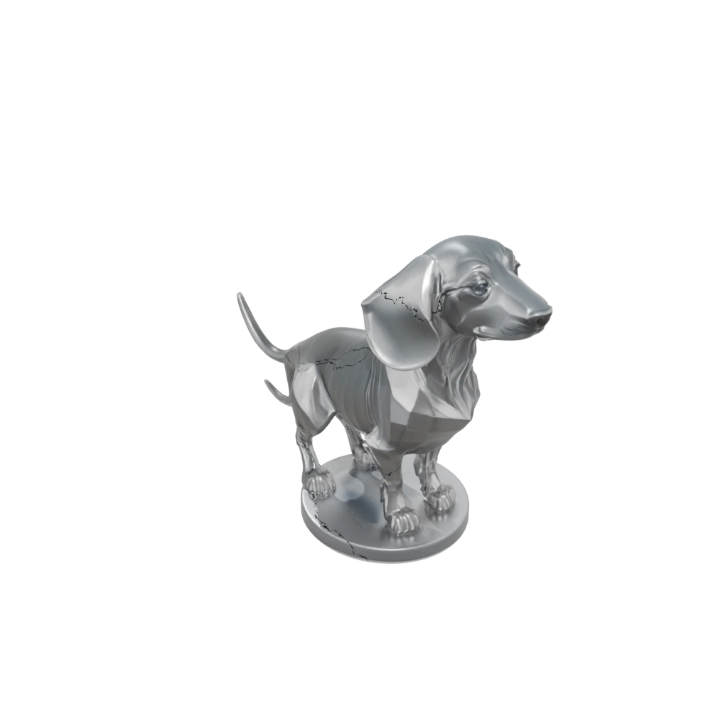 Crystal Realistic Flexi Dachshund Dog