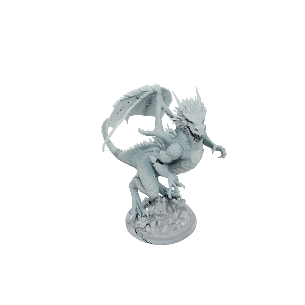 Crystal Realistic Flexi Dragon
