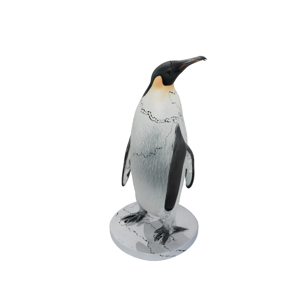 Crystal Realistic Flexi Emperor Penguin