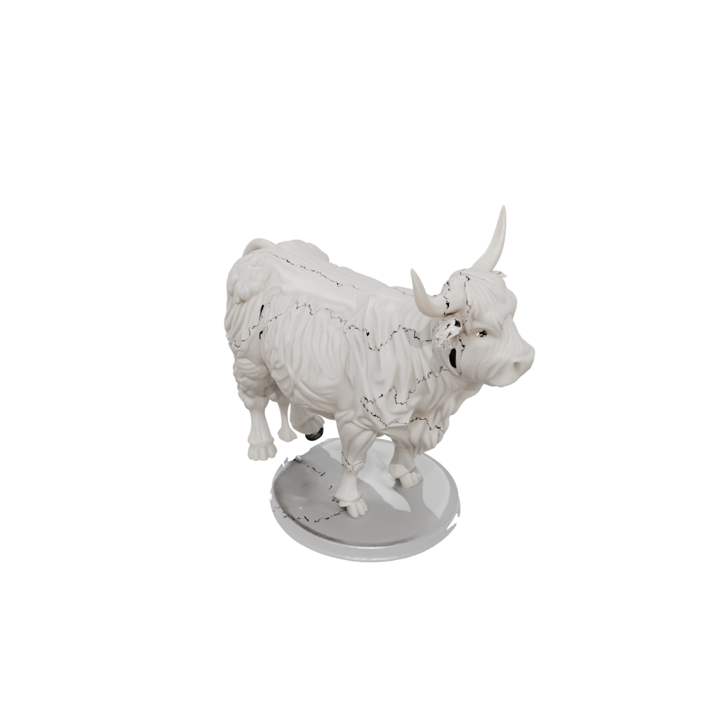 Crystal Realistic Flexi Highland Cow