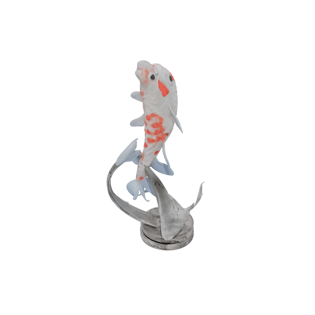 Crystal Realistic Flexi Koi Fish