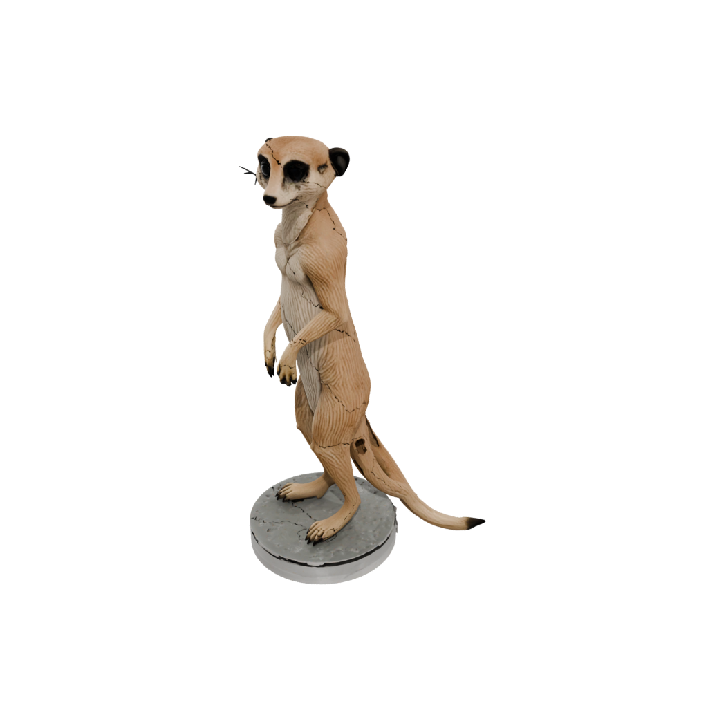 Crystal Realistic Flexi Meerkat
