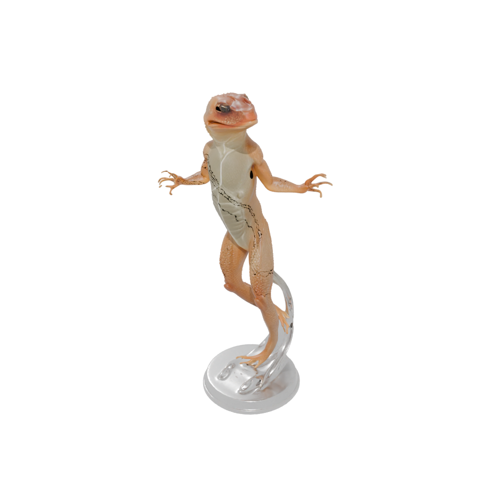 Crystal Realistic Flexi Newt