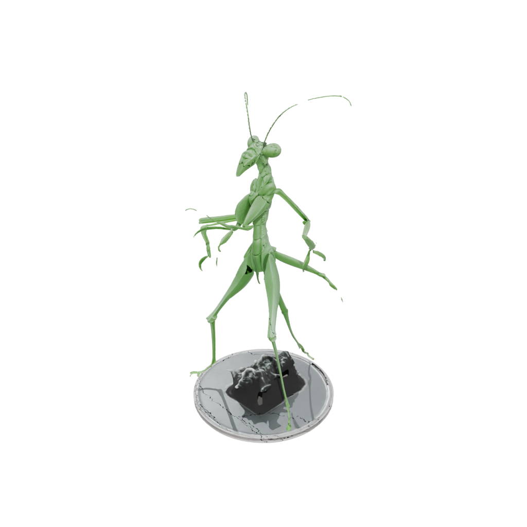 Crystal Realistic Flexi Praying Mantis