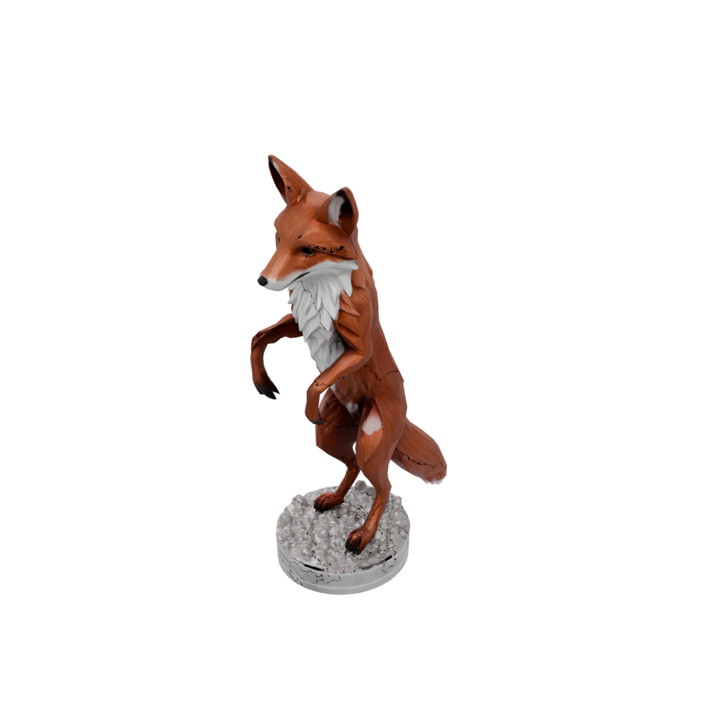 Crystal Realistic Flexi Red Fox