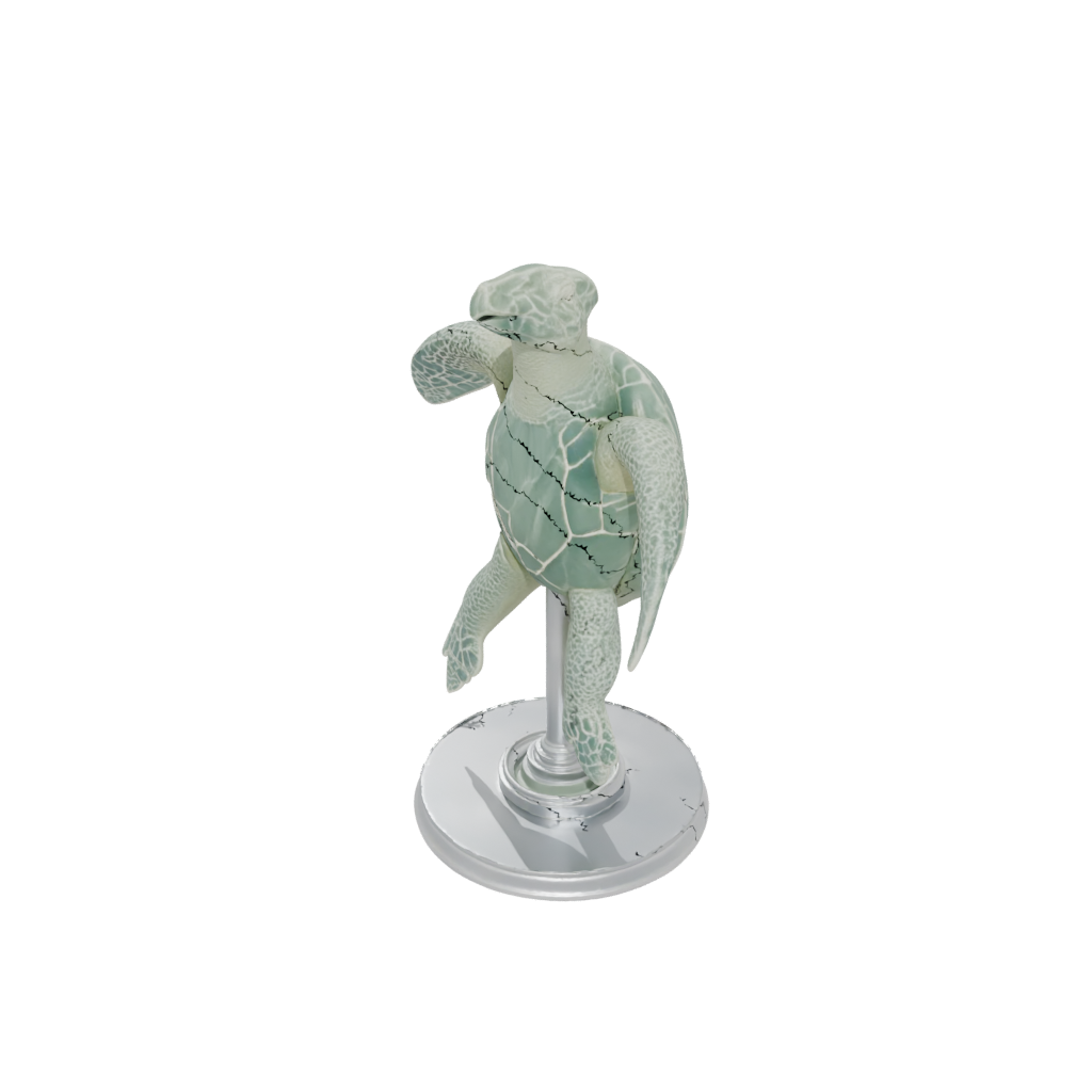 Crystal Realistic Flexi Sea Turtle