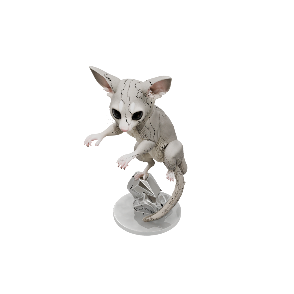 Crystal Realistic Flexi Sugar Glider