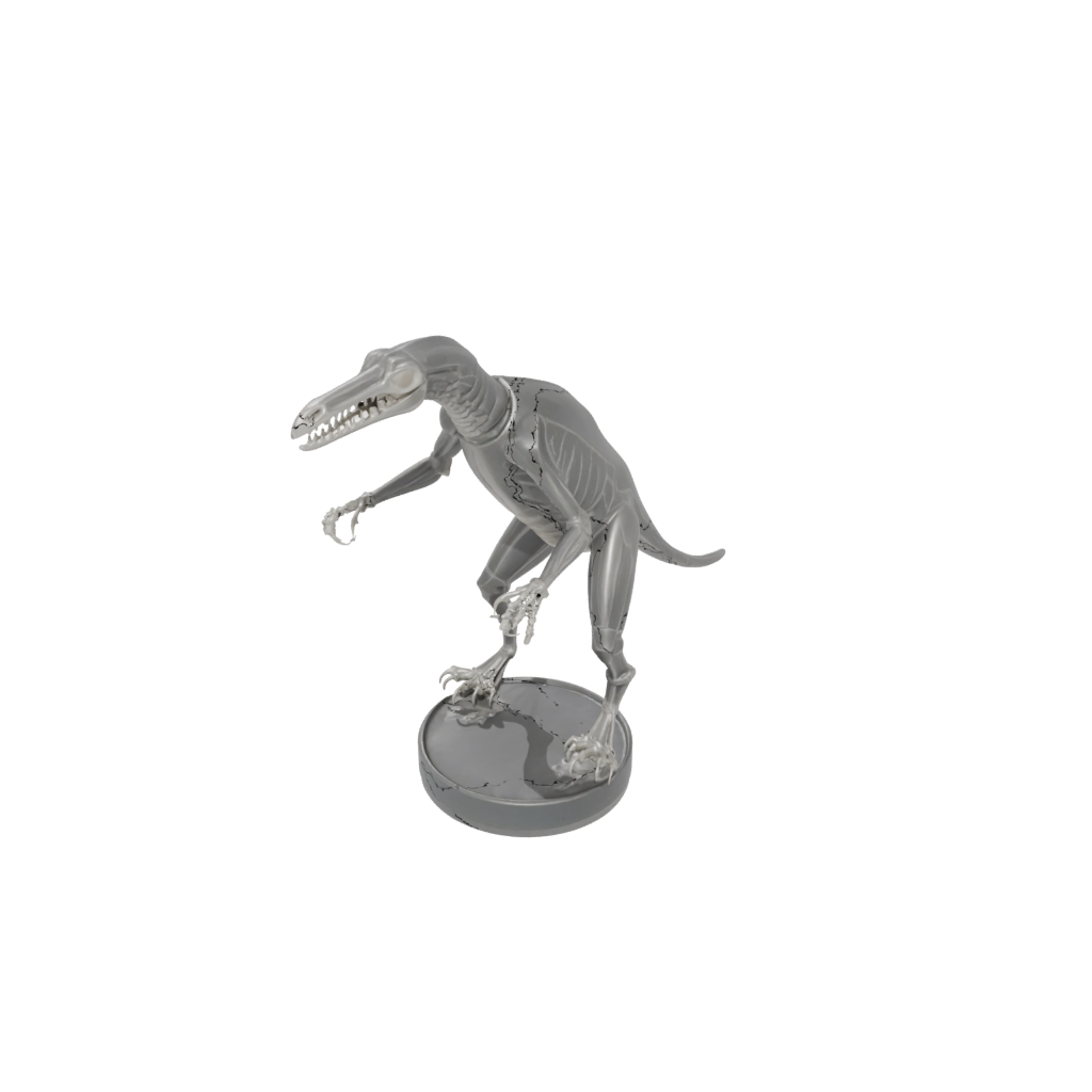 Crystal Skeleton Flexi Anteater