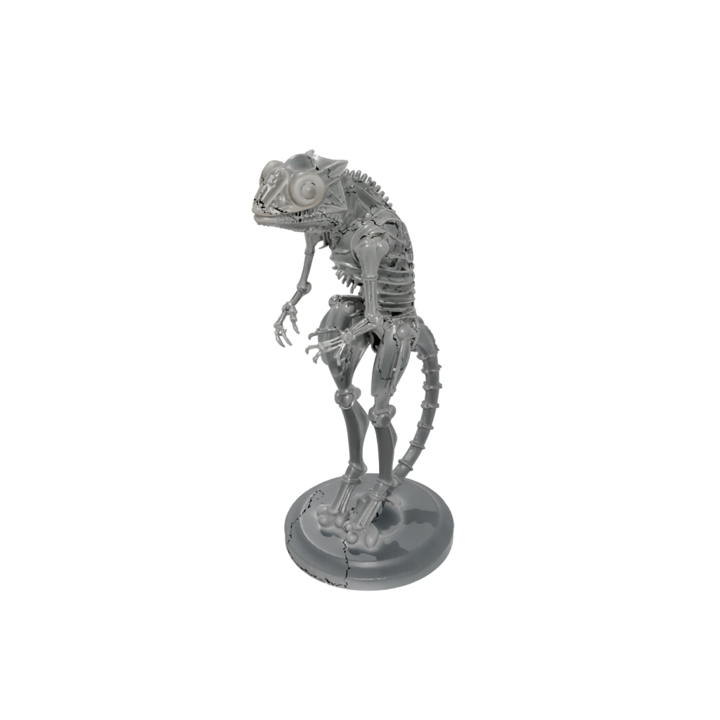 Crystal Skeleton Flexi Chameleon