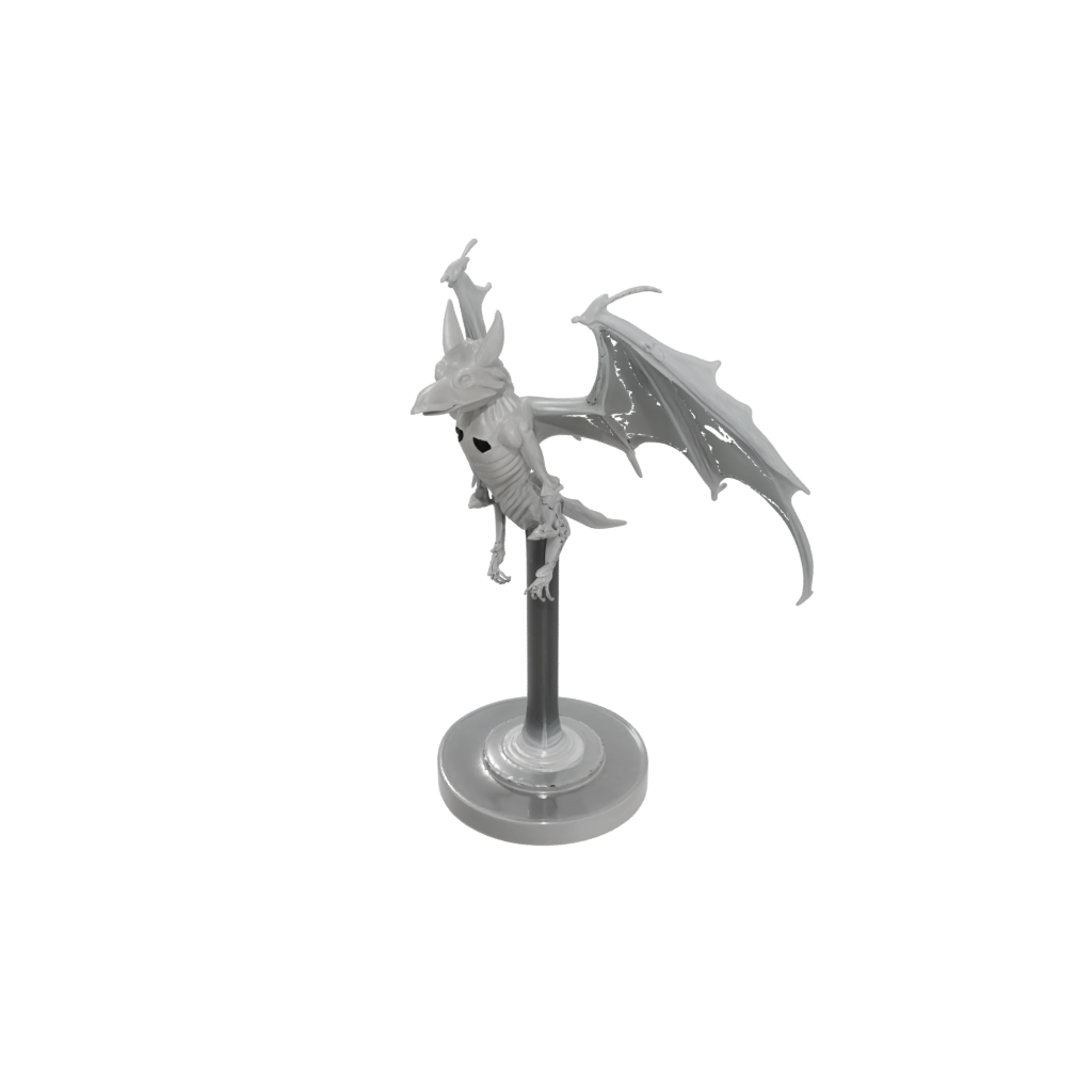 Crystal Skeleton Flexi Fruit Bat