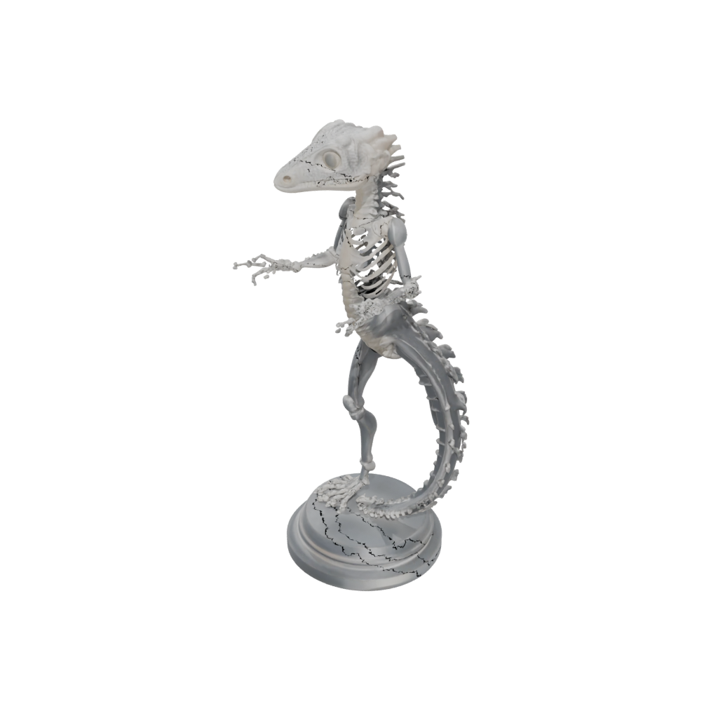 Crystal Skeleton Flexi Gecko