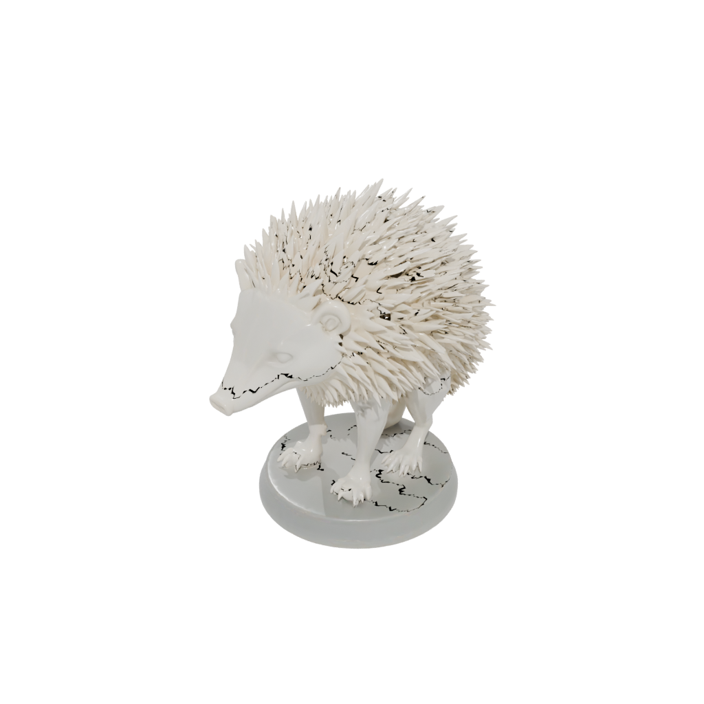 Crystal Skeleton Flexi Hedgehog