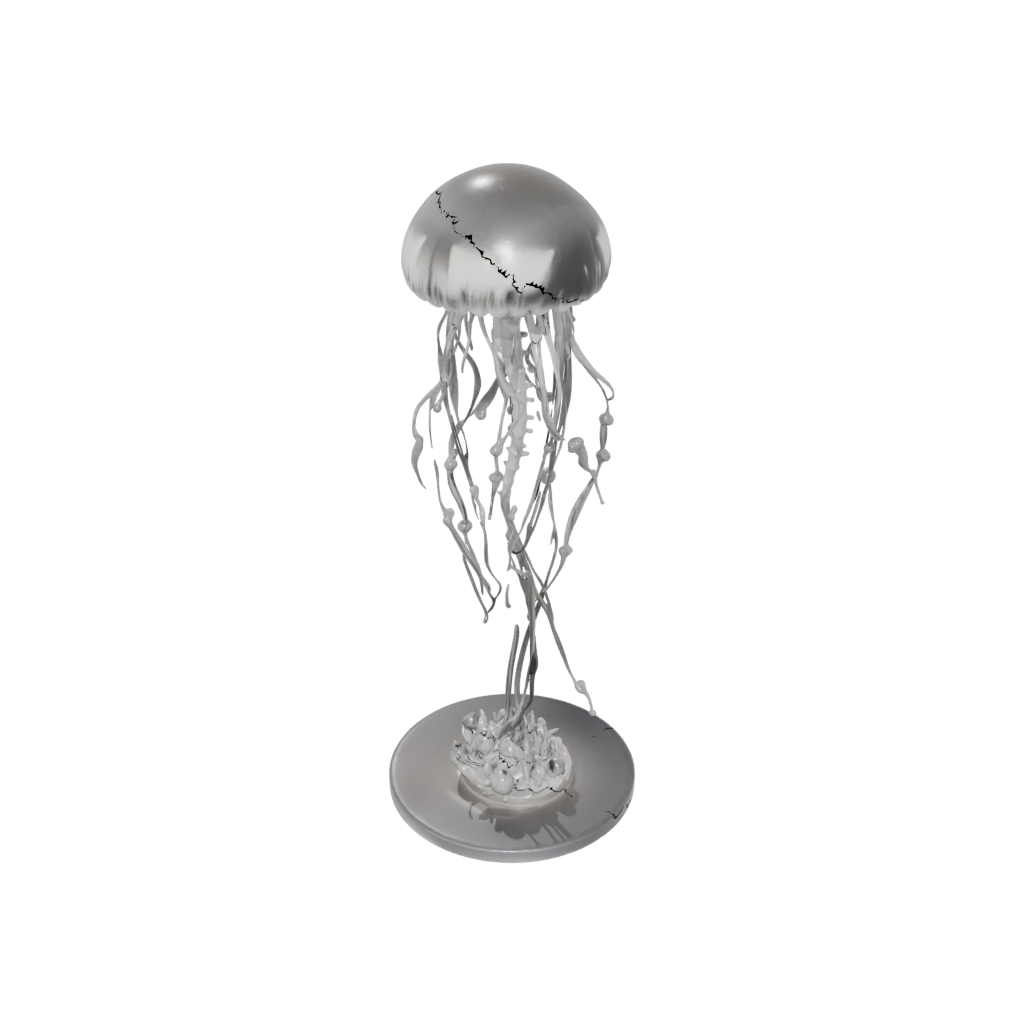 Crystal Skeleton Flexi Jellyfish