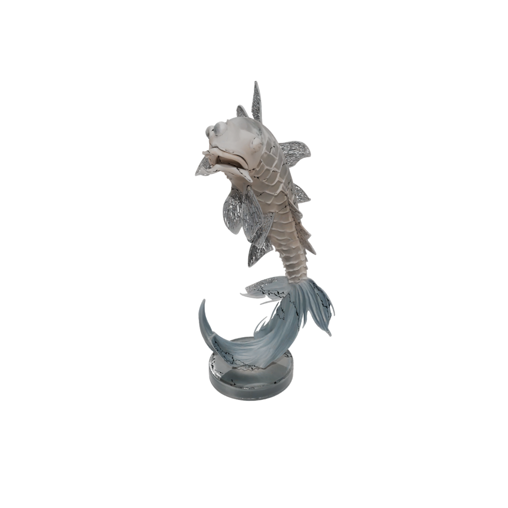 Crystal Skeleton Flexi Koi Fish