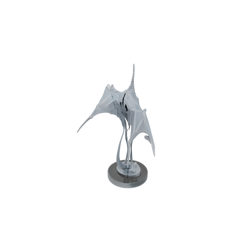 Crystal Skeleton Flexi Manta Ray