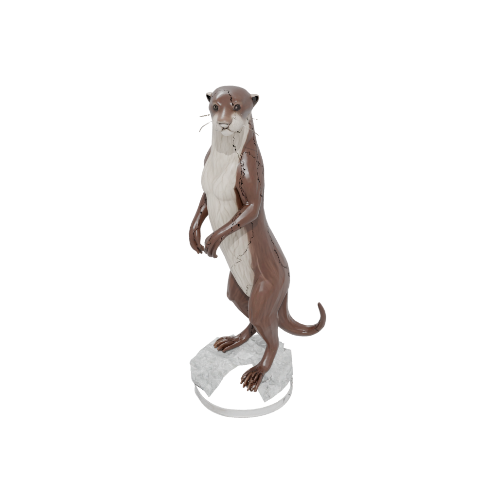 Crystal Skeleton Flexi River Otter