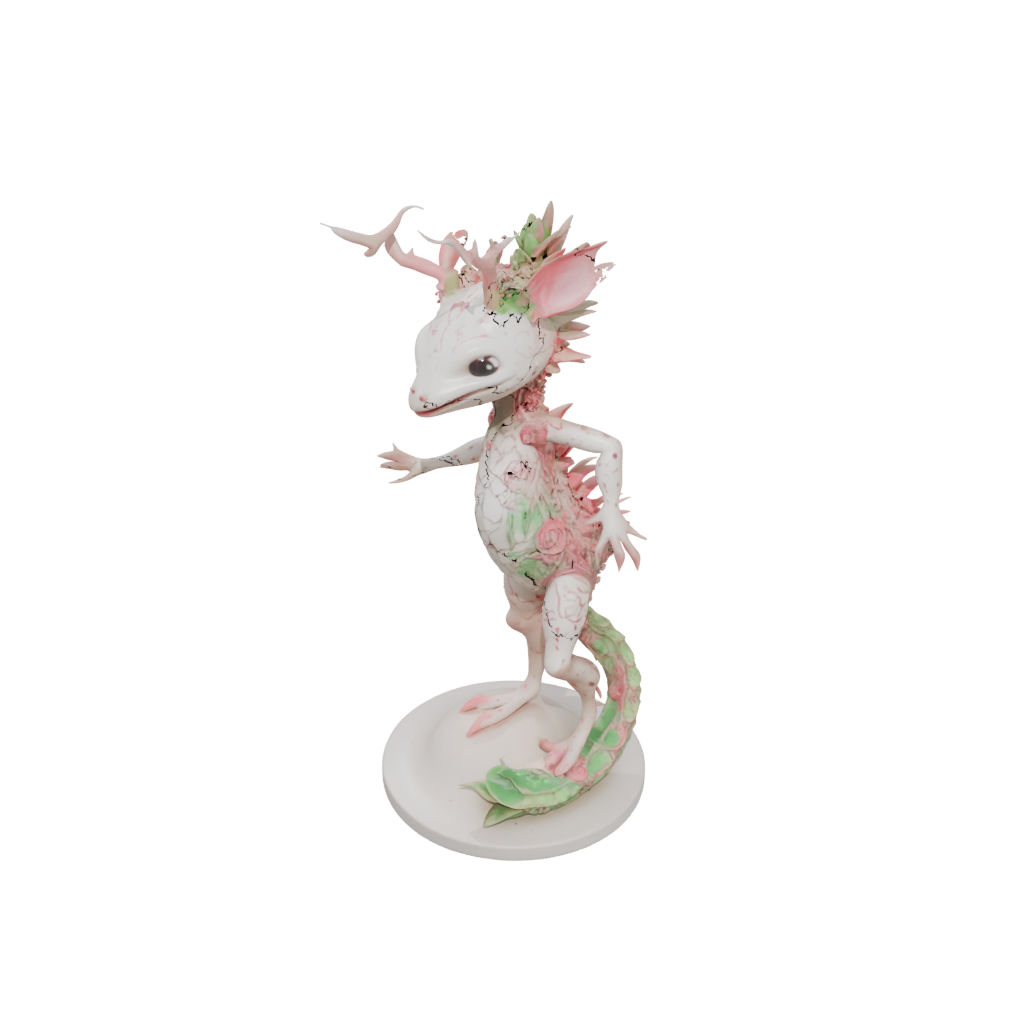 Floral Flexi Axolotl