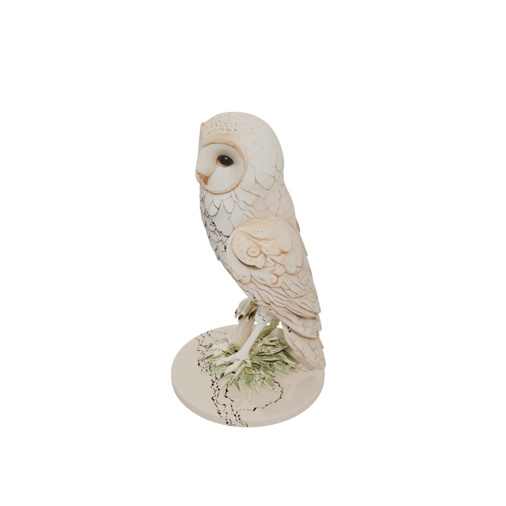 Floral Flexi Barn Owl