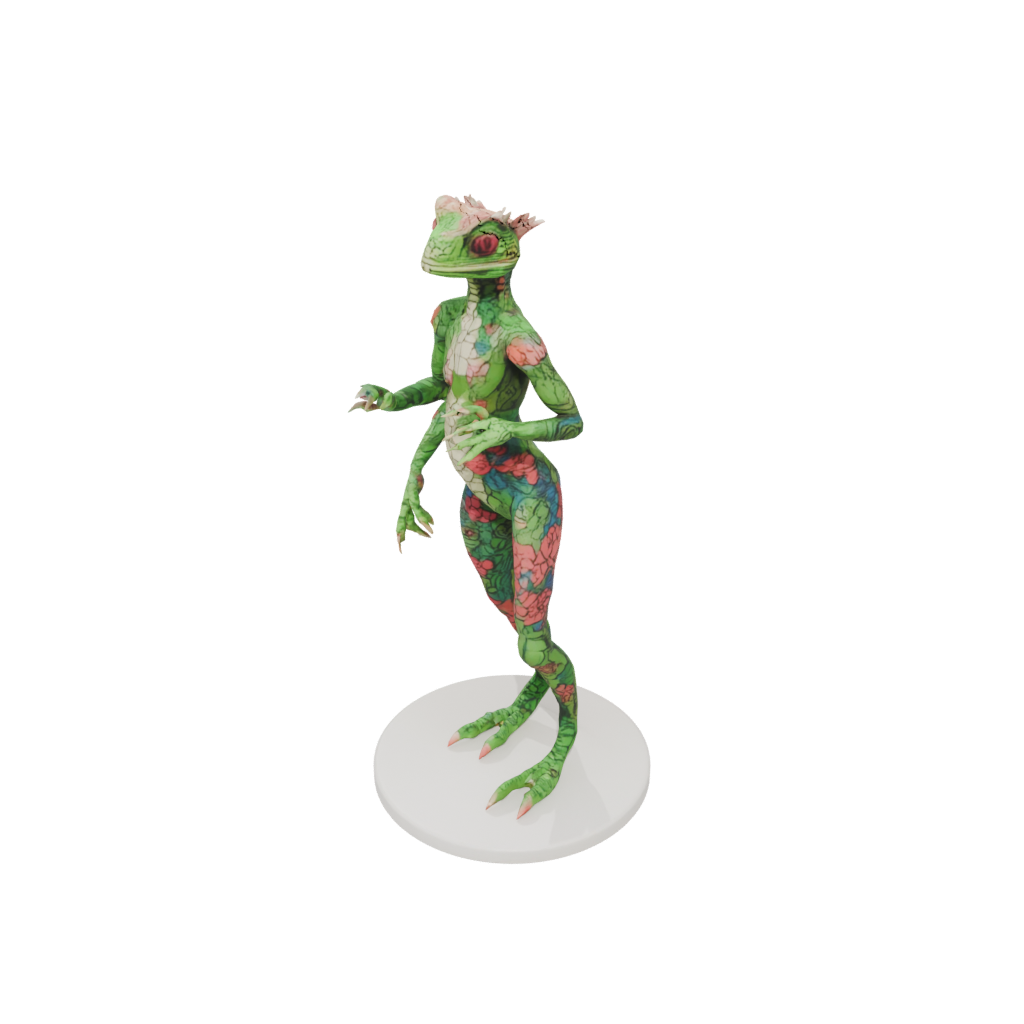 Floral Flexi Chameleon