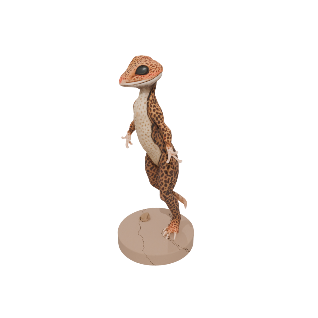 Floral Flexi Leopard Gecko