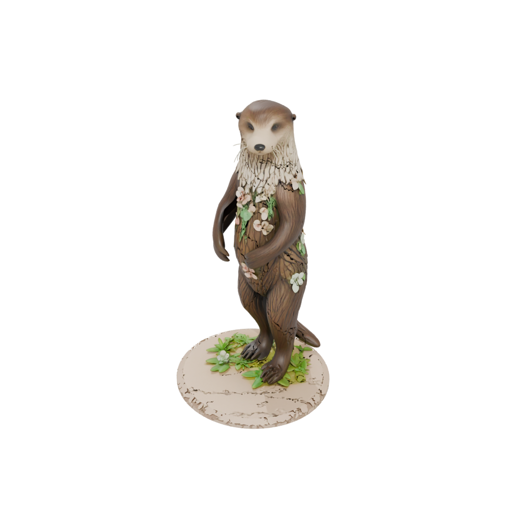Floral Flexi Sea Otter