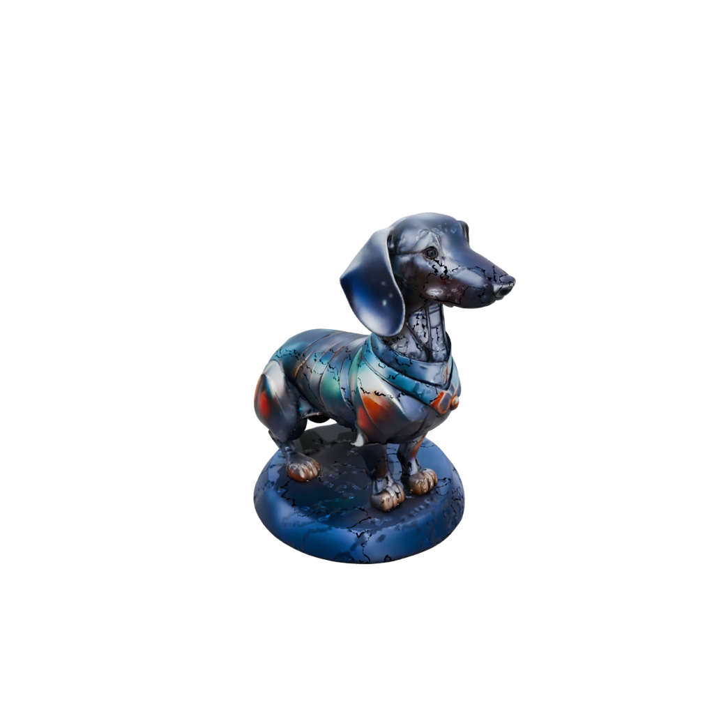 Galaxy Armored Flexi Dachshund Dog