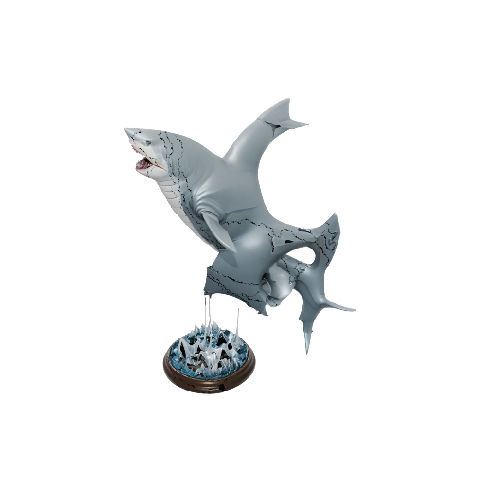 Galaxy Armored Flexi Great White Shark