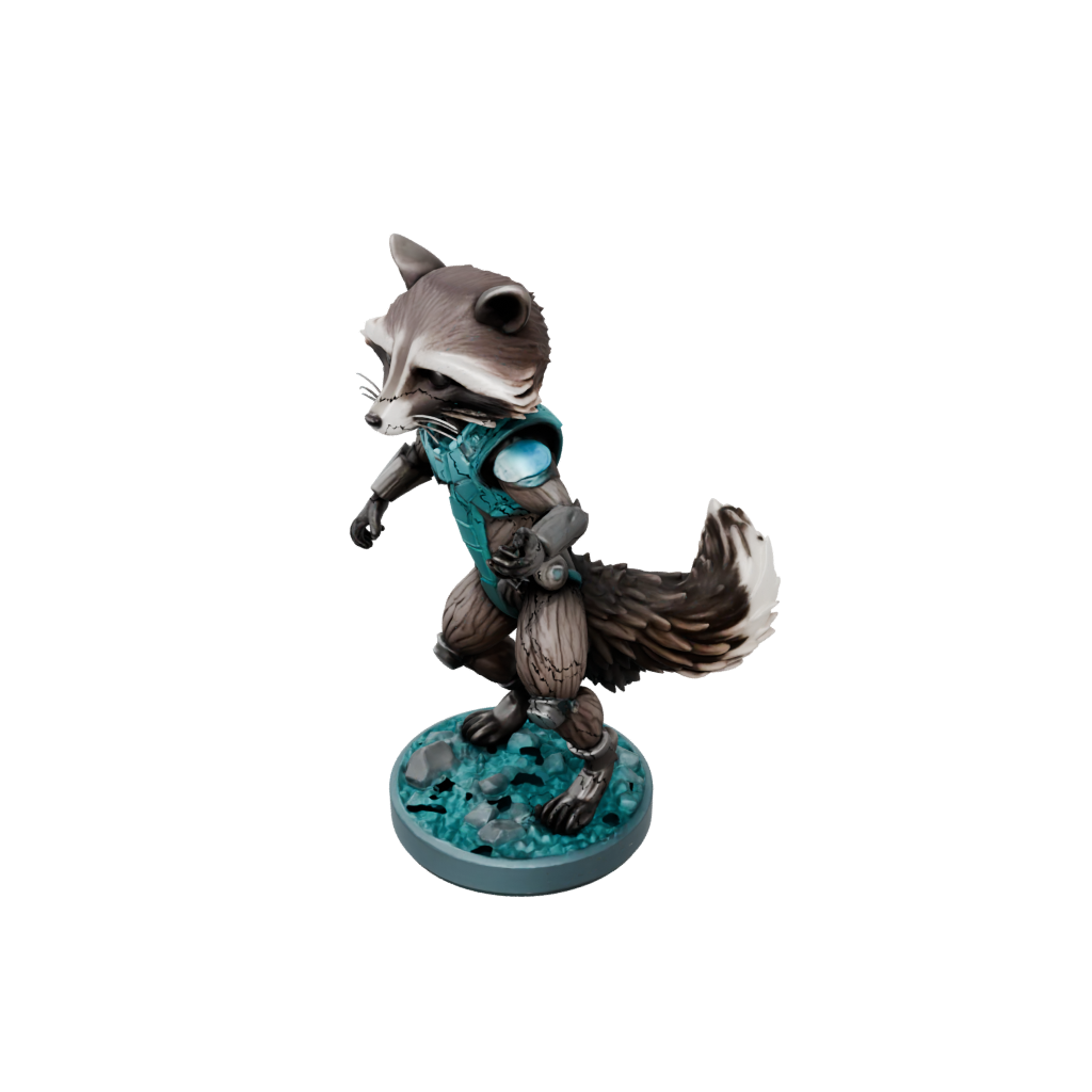 Galaxy Armored Flexi Raccoon
