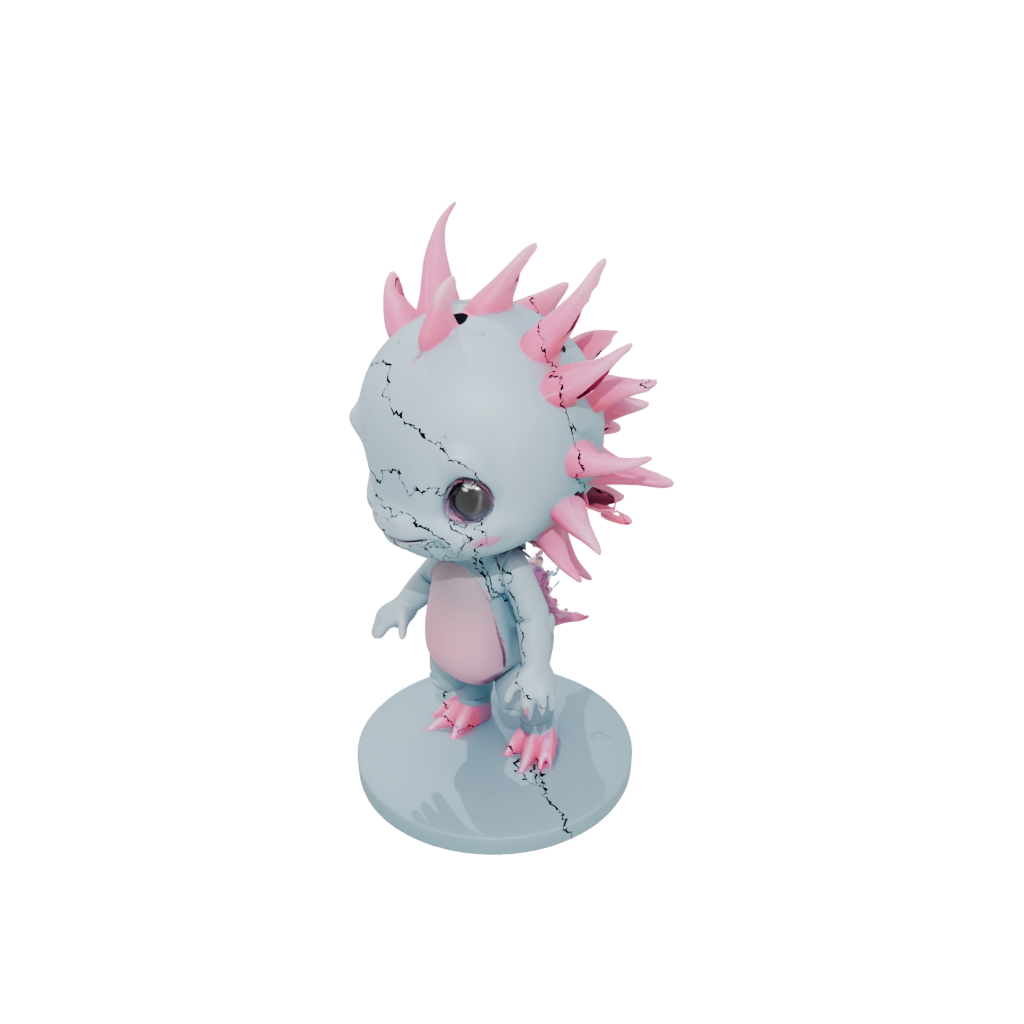 Galaxy Chibi Flexi Axolotl