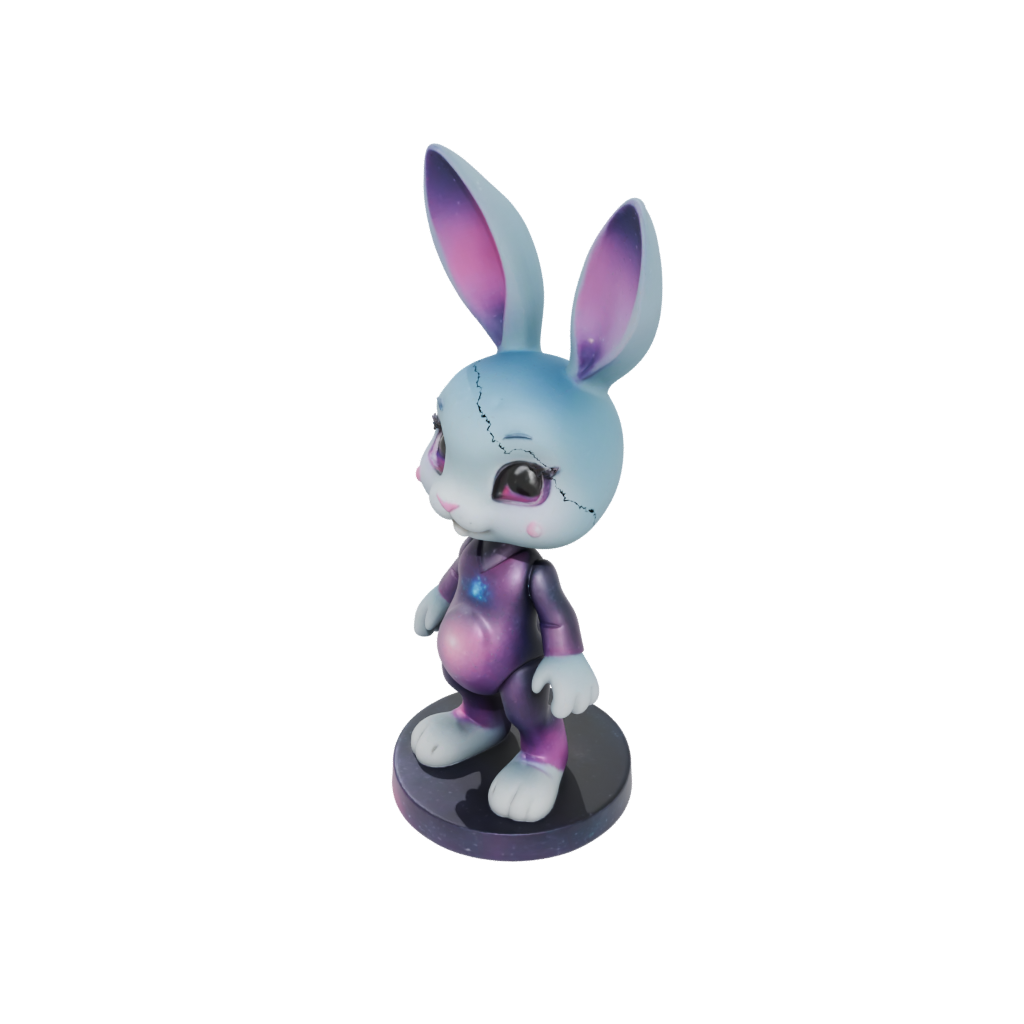Galaxy Chibi Flexi Bunny Rabbit