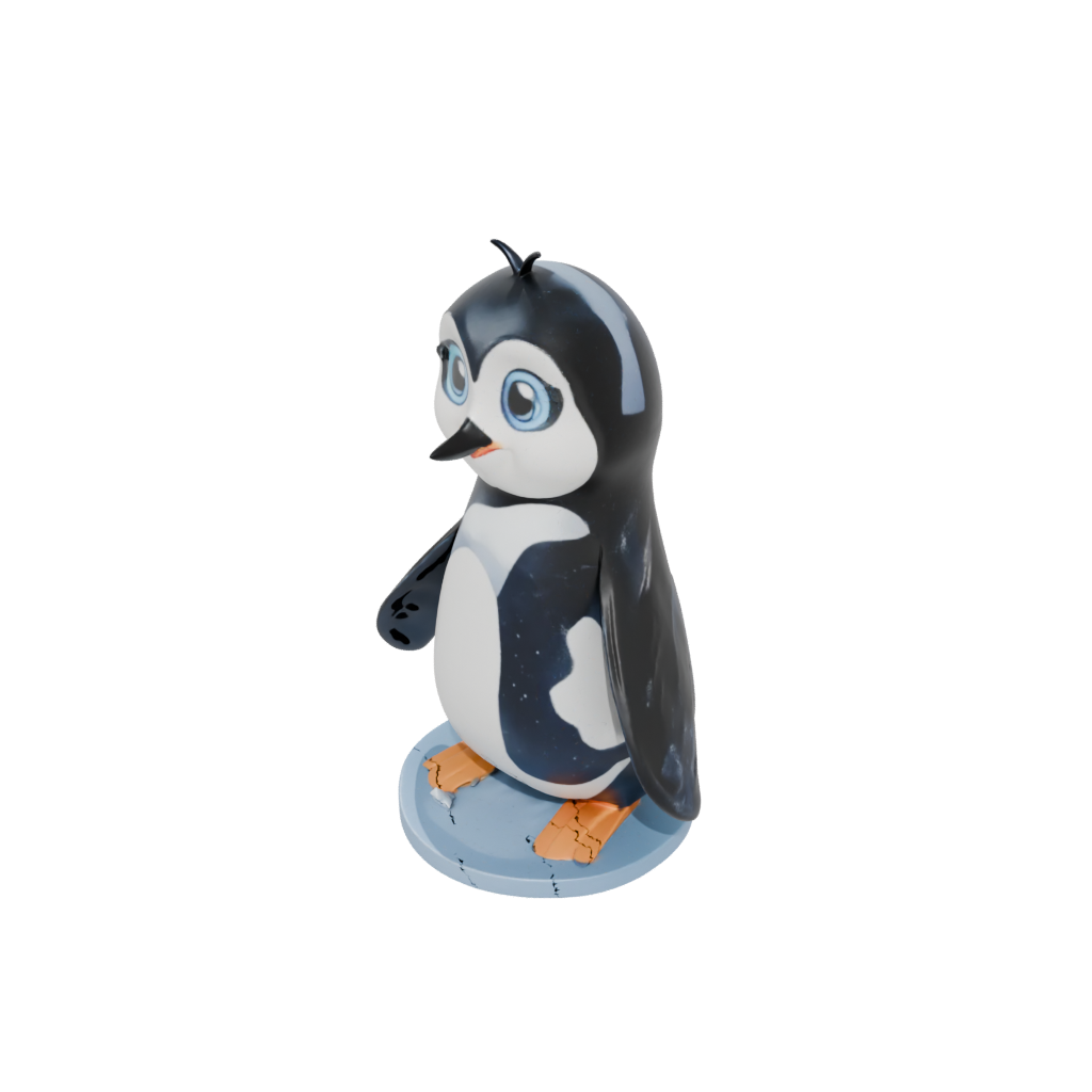 Galaxy Chibi Flexi Emperor Penguin