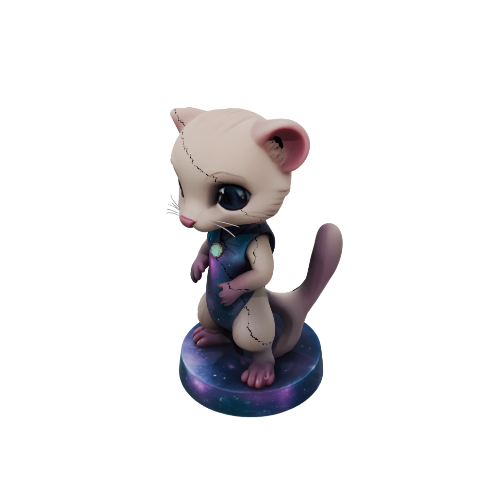 Galaxy Chibi Flexi Ferret