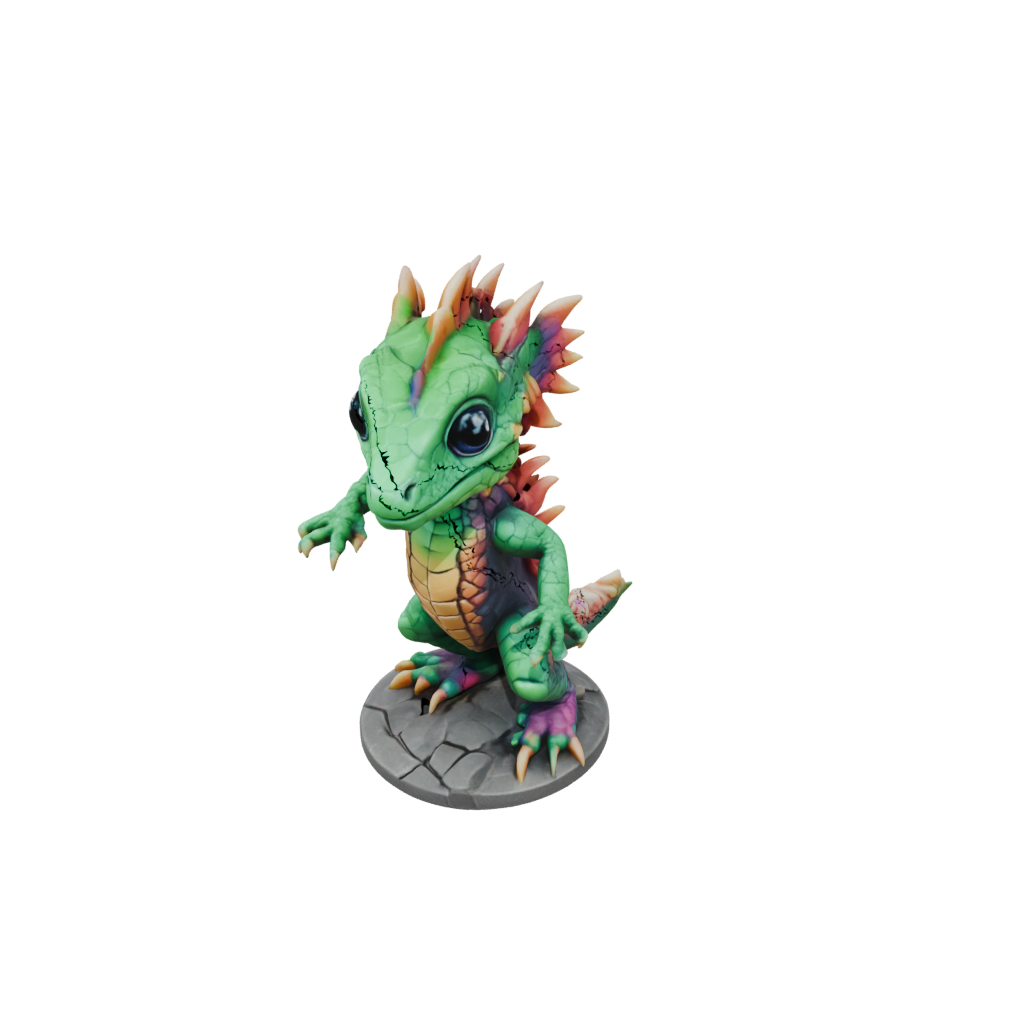 Galaxy Chibi Flexi Iguana