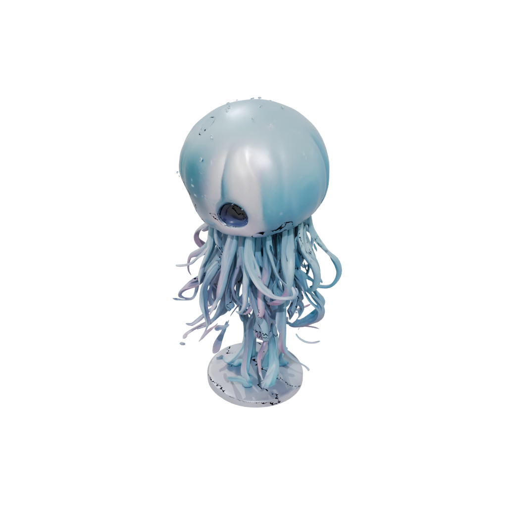 Galaxy Chibi Flexi Jellyfish
