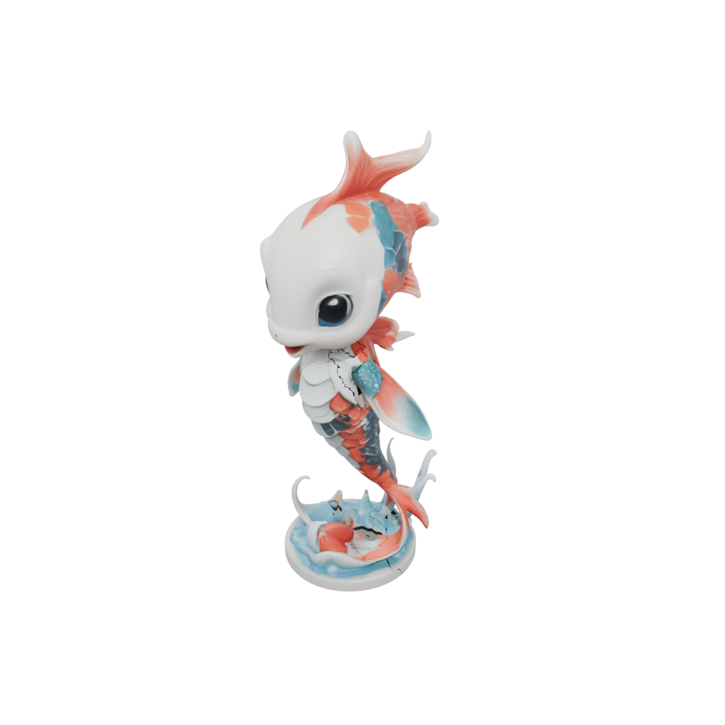 Galaxy Chibi Flexi Koi Fish