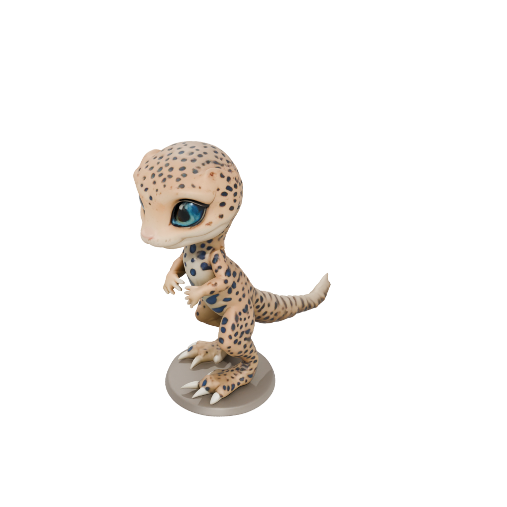 Galaxy Chibi Flexi Leopard Gecko