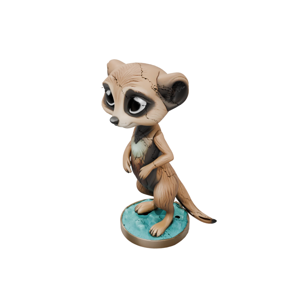 Galaxy Chibi Flexi Meerkat