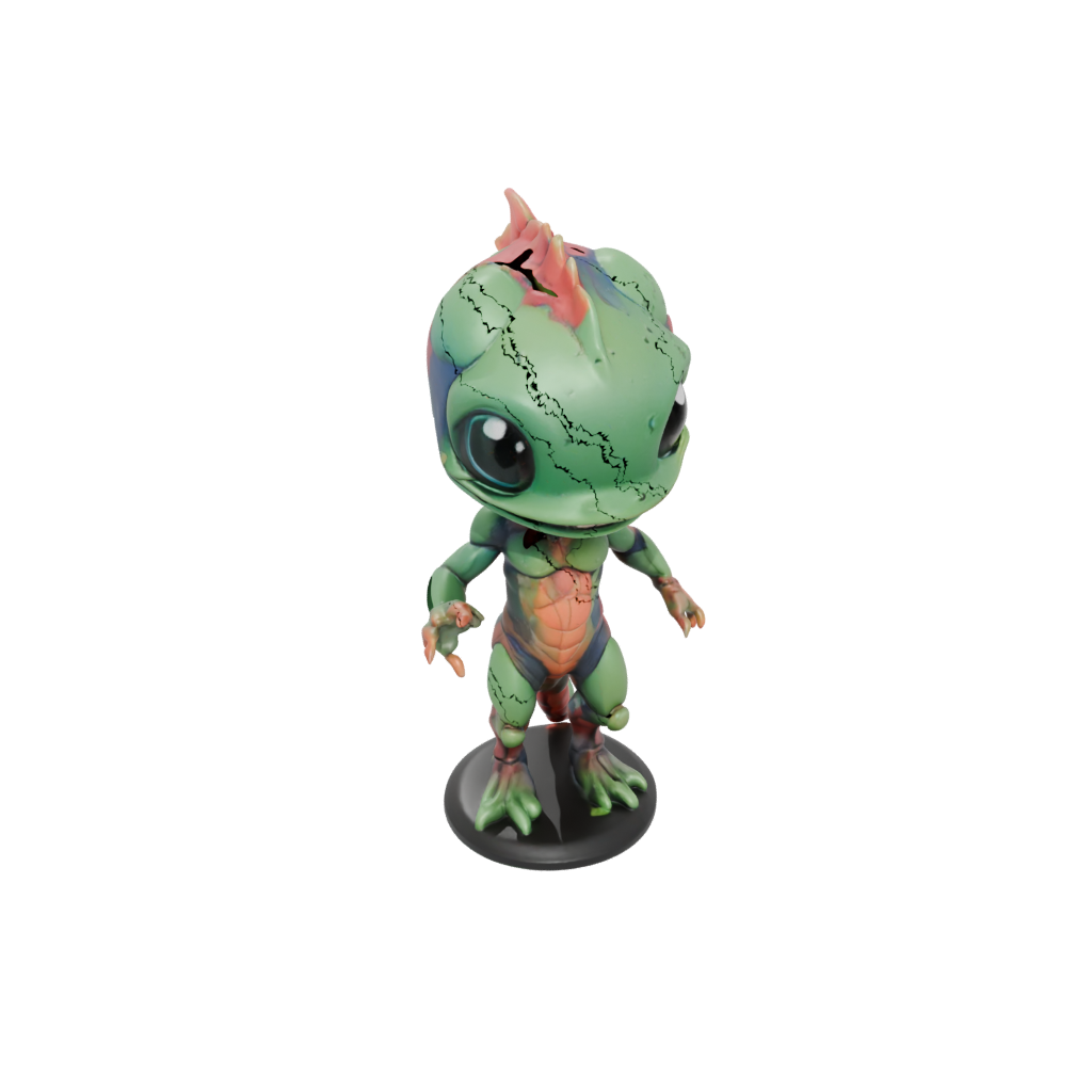 Galaxy Chibi Flexi Newt