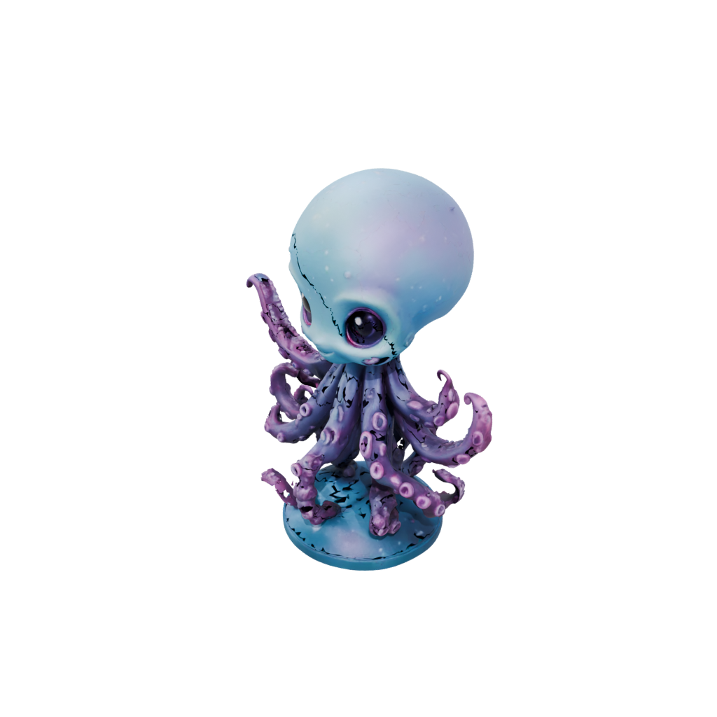 Galaxy Chibi Flexi Octopus